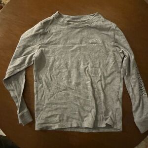 Gray Long Sleeve Shirt Holiday Lights Vineyard Vines Size 6